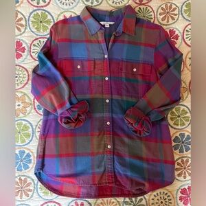 Fitted L.L. Bean plaid